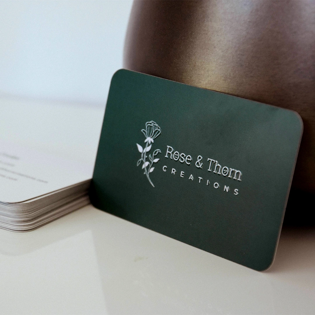 Rose And Thorn Business Cards