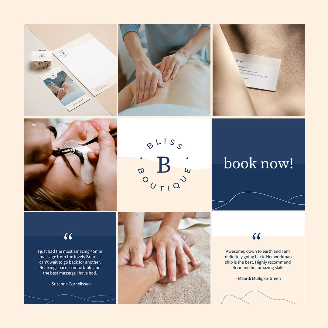 Bliss Boutique Social Media Assets
