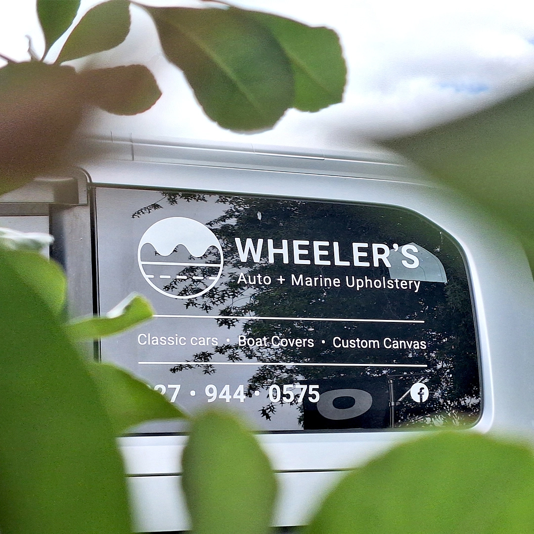 Wheeler's Auto And Marine Upholstery Vehicle Signage