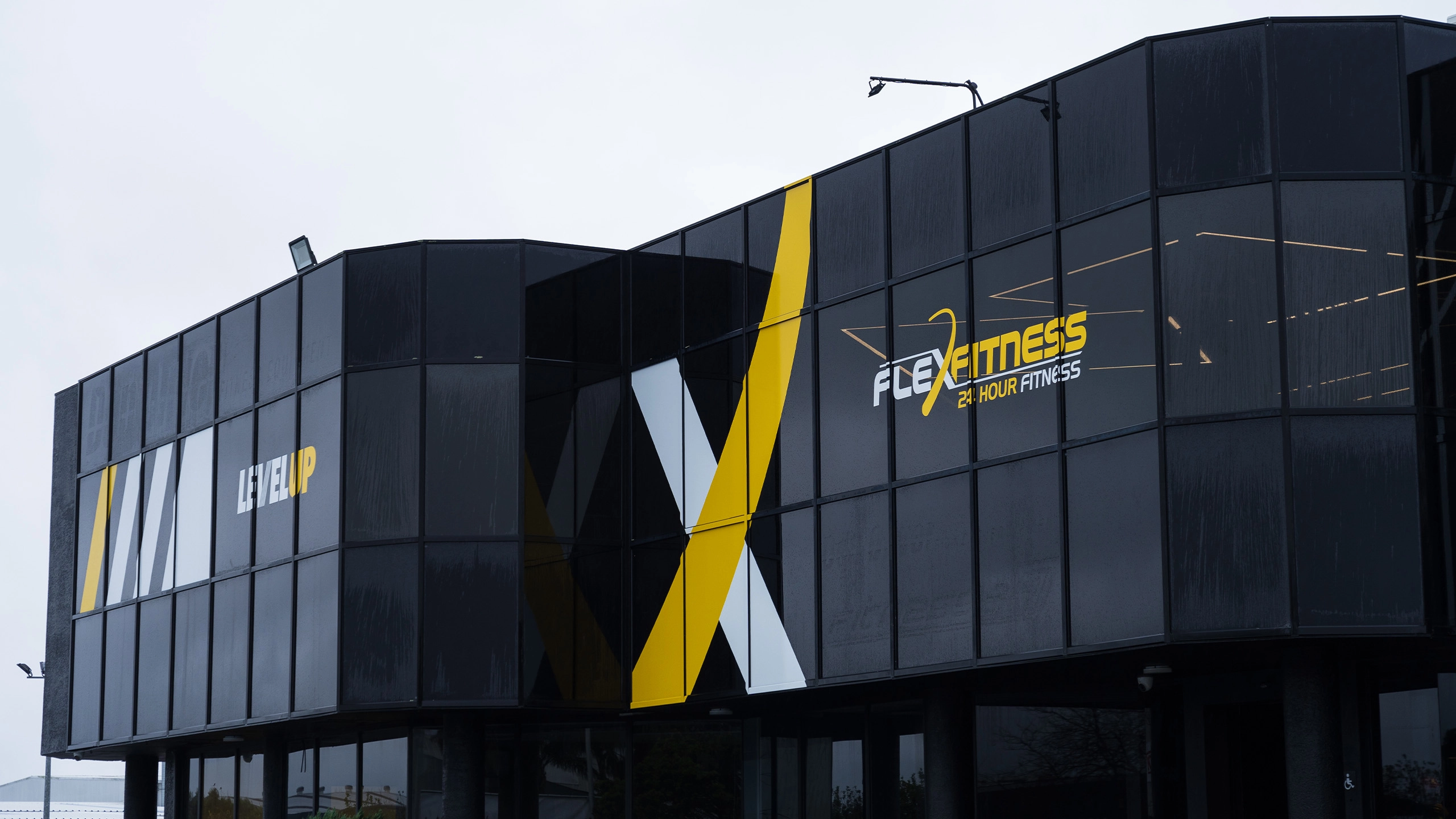 Flex Fitness Airport Oaks Building Signage Design