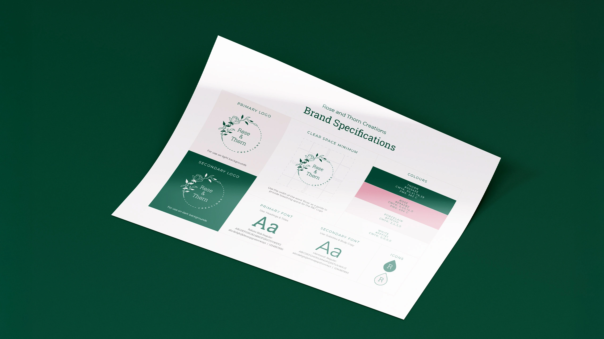 Rose And Thorn Brand Guidelines