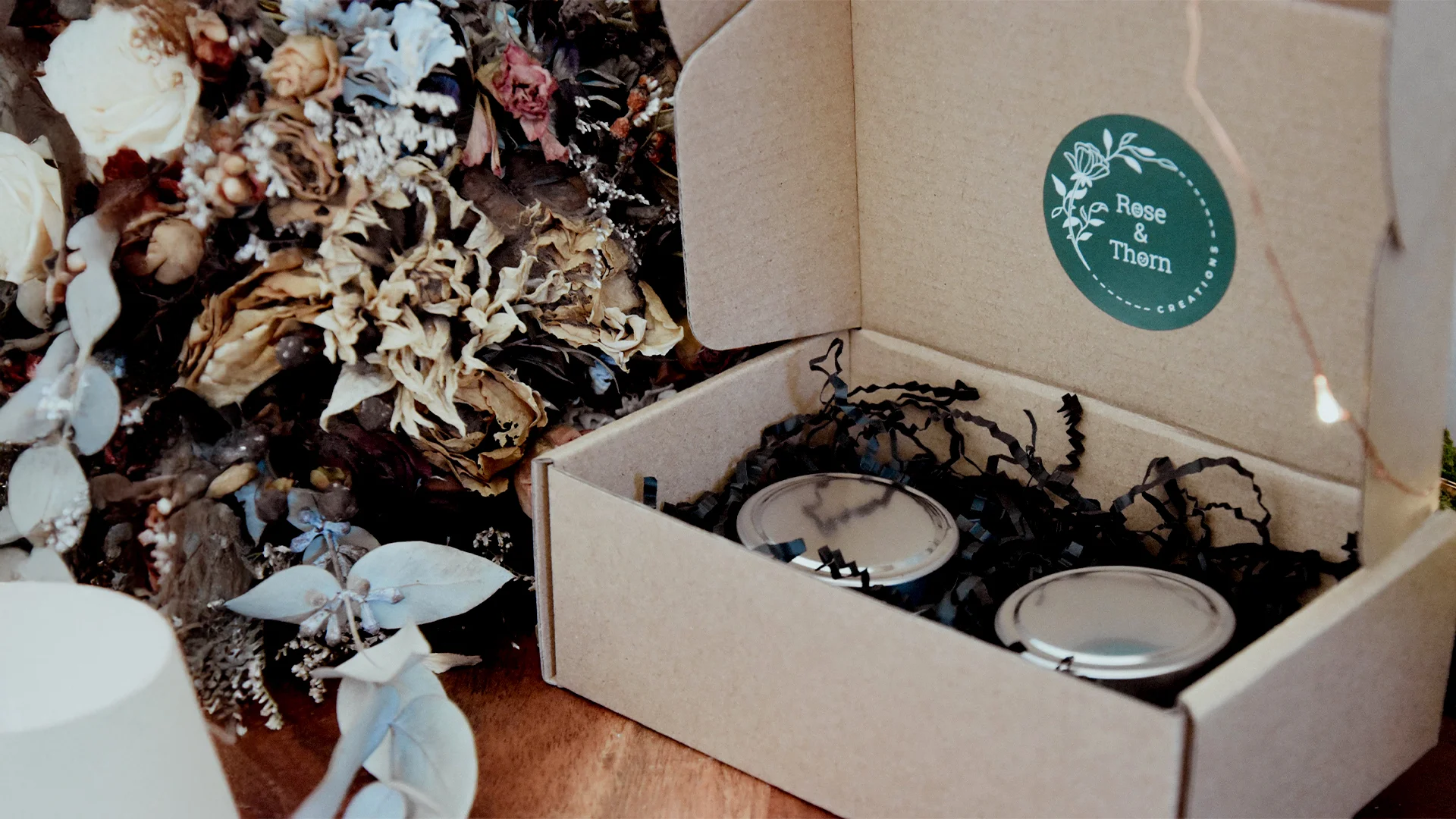 Rose And Thorn Boxed Candles
