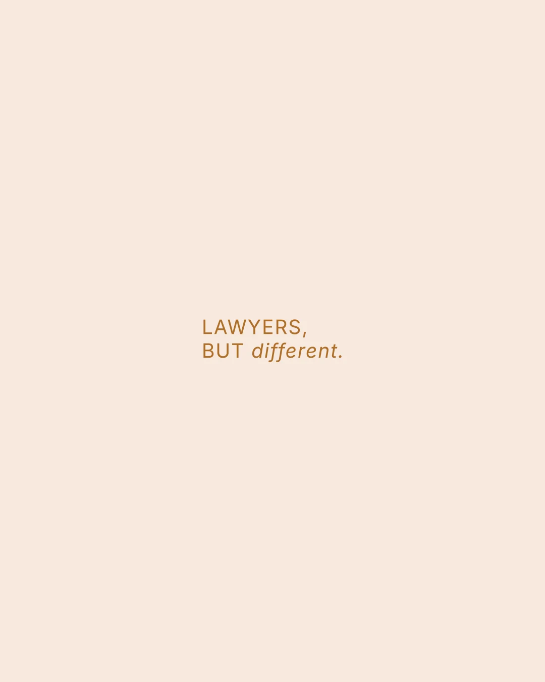 RWA Lawyers but different brown text displayed on a cream background