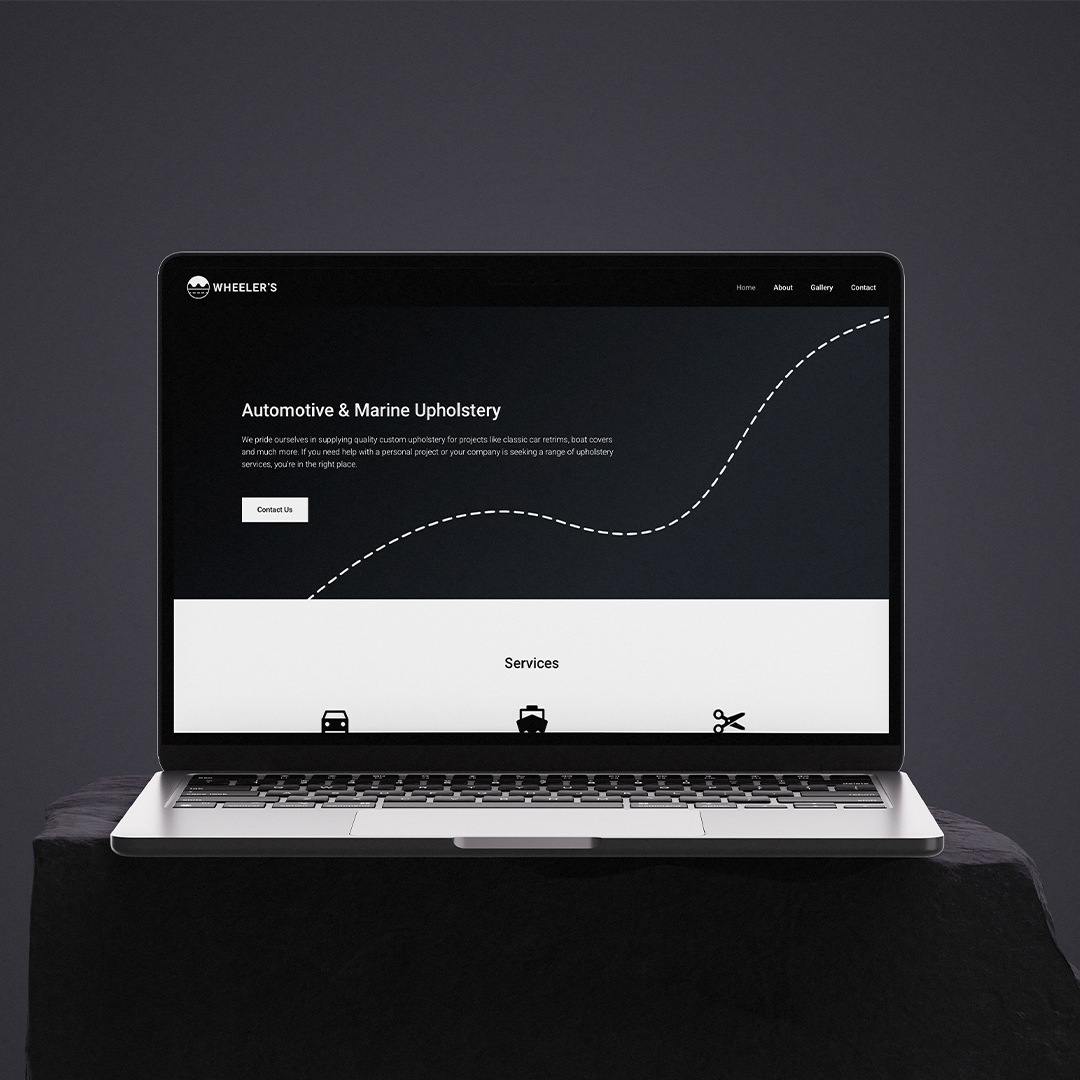 Wheeler's Auto And Marine Upholstery Website Home Page